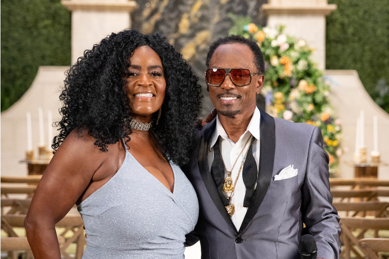 Sammy Davis Jr. impersonator performing