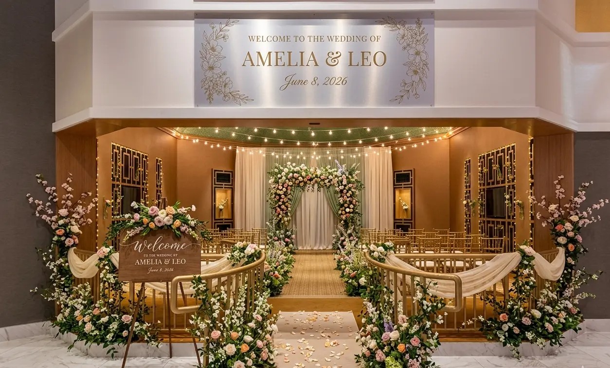 Emerald Elegance Room Wedding Reception