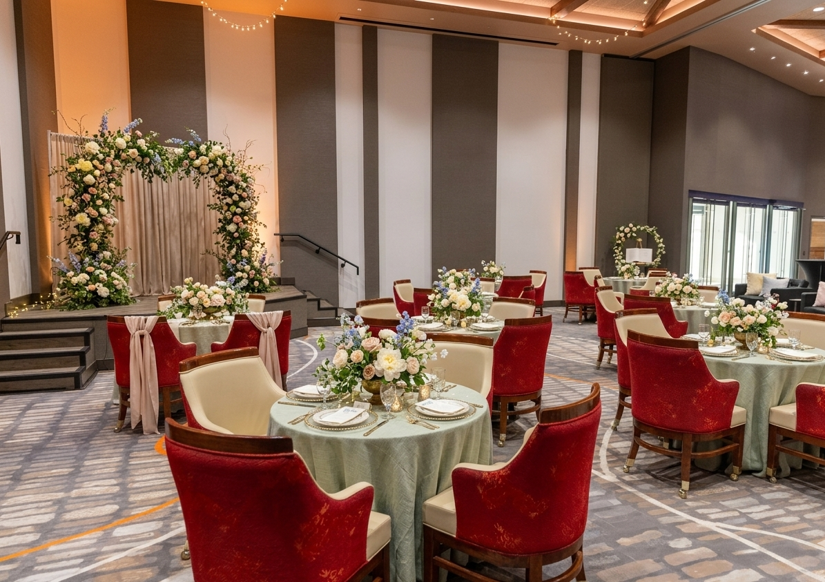 Harmony Event Space Wedding Reception Room