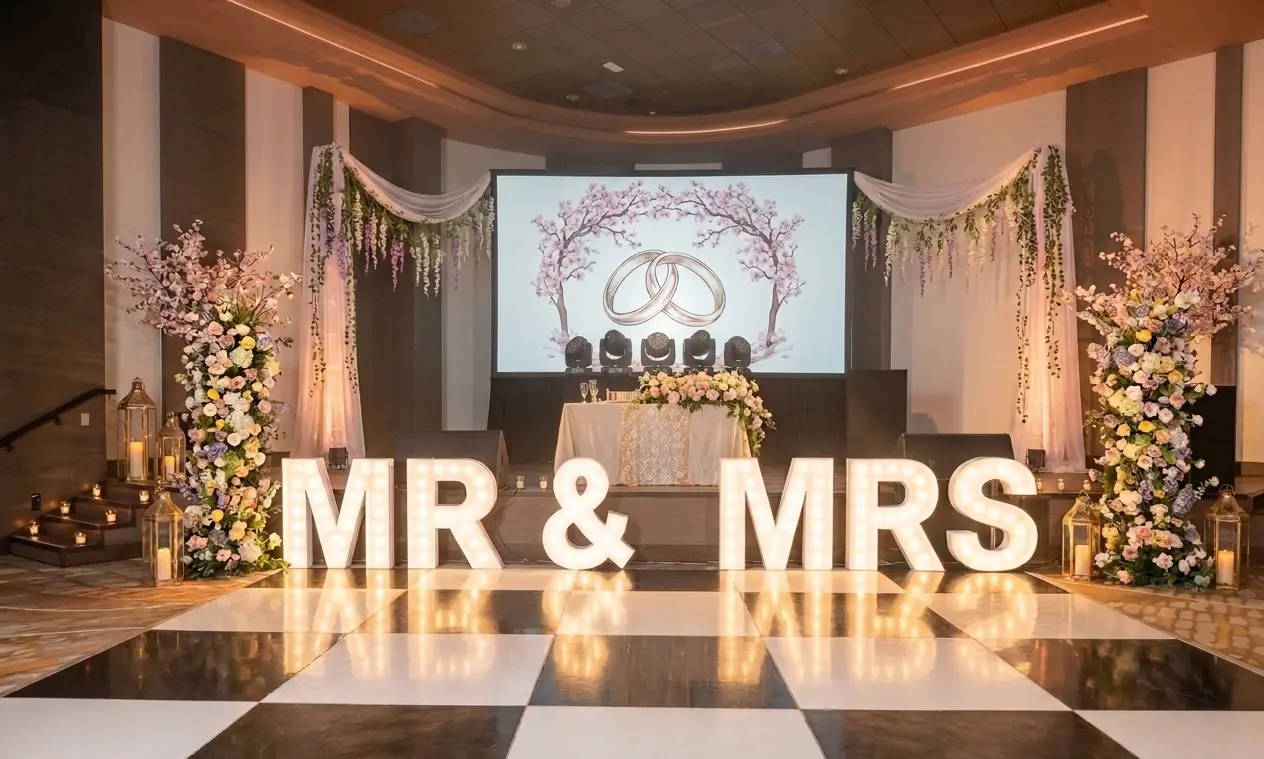 Radiant Event Space Wedding Reception Room