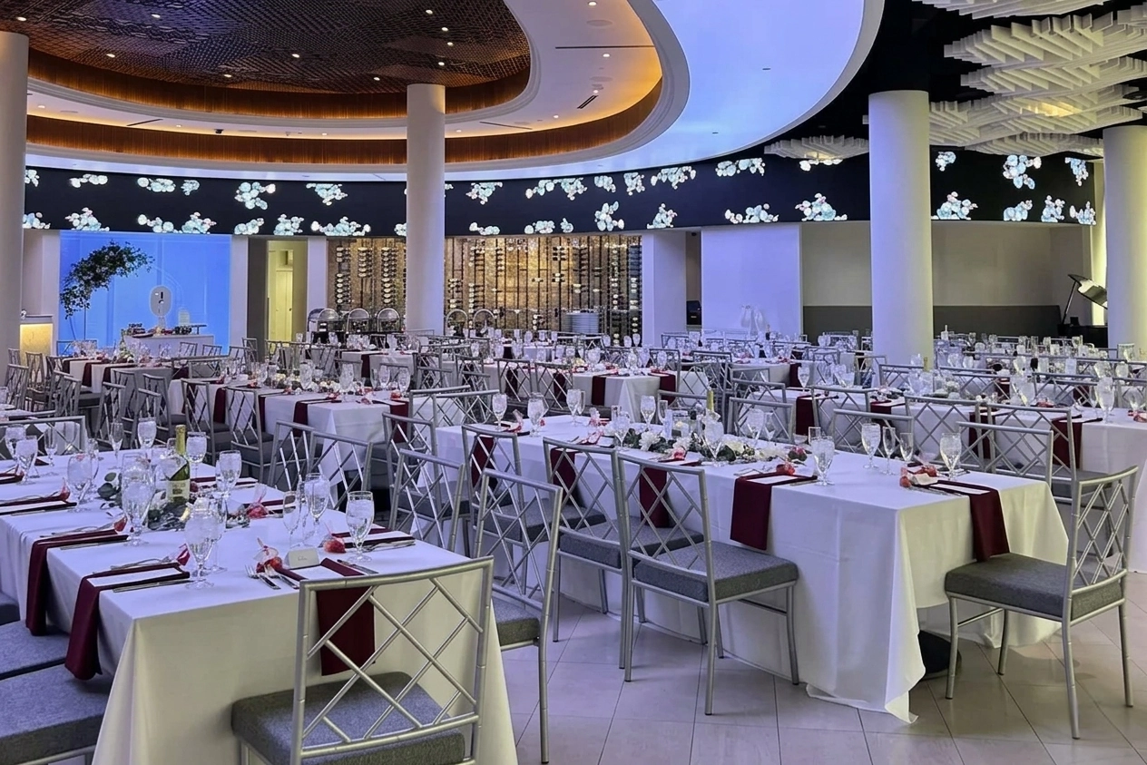 Skyline Dinner Wedding Reception