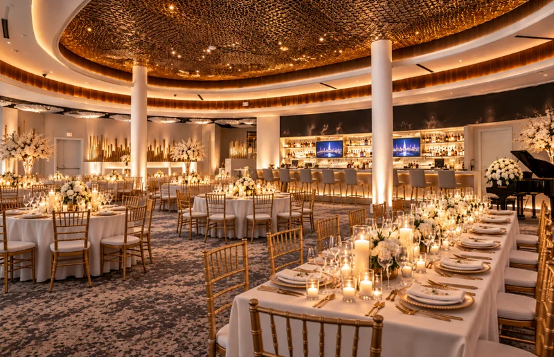 Skyline Dinner Wedding Reception