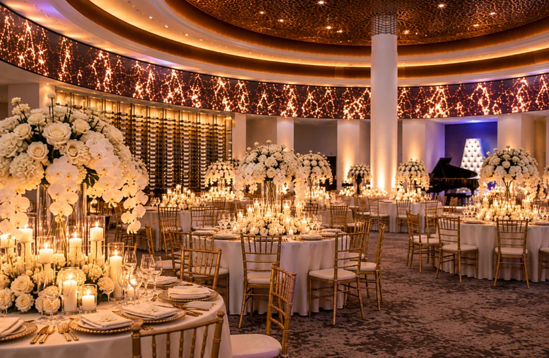 Carousel thumbnail: dance floor with custom monogram