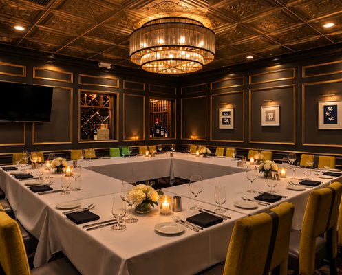 The Vesper Room sophisticated private dining space