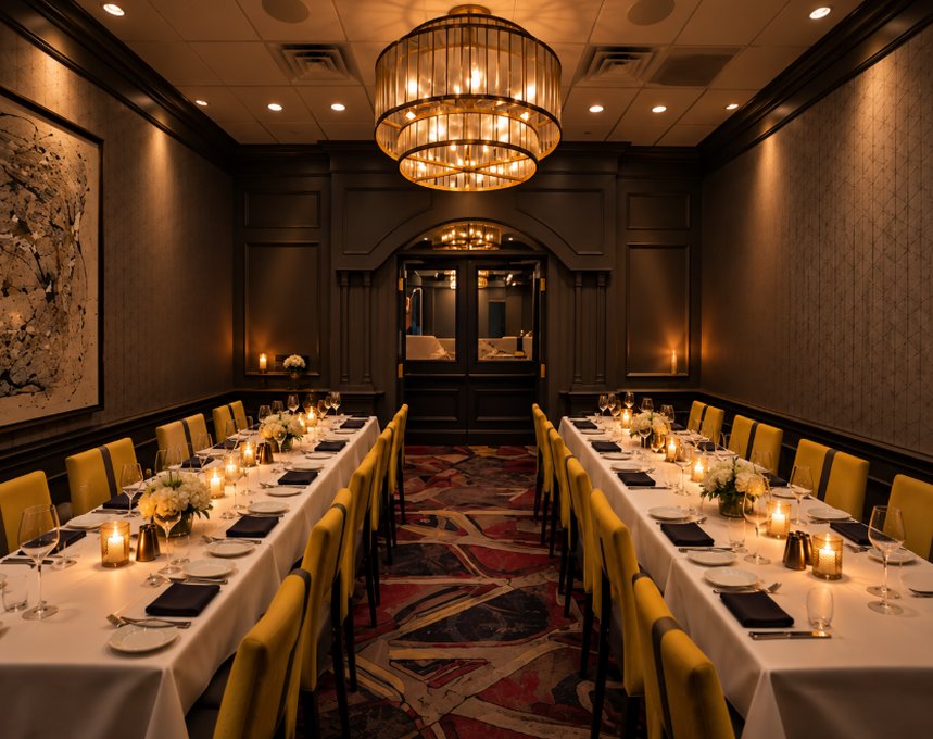 White Glove Steakhouse Wedding Reception