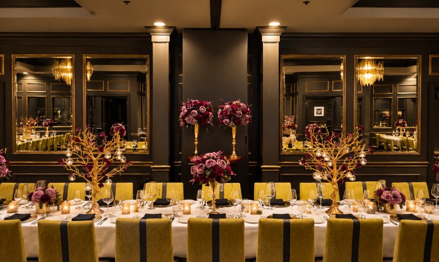 Carousel thumbnail: private room with floral trees